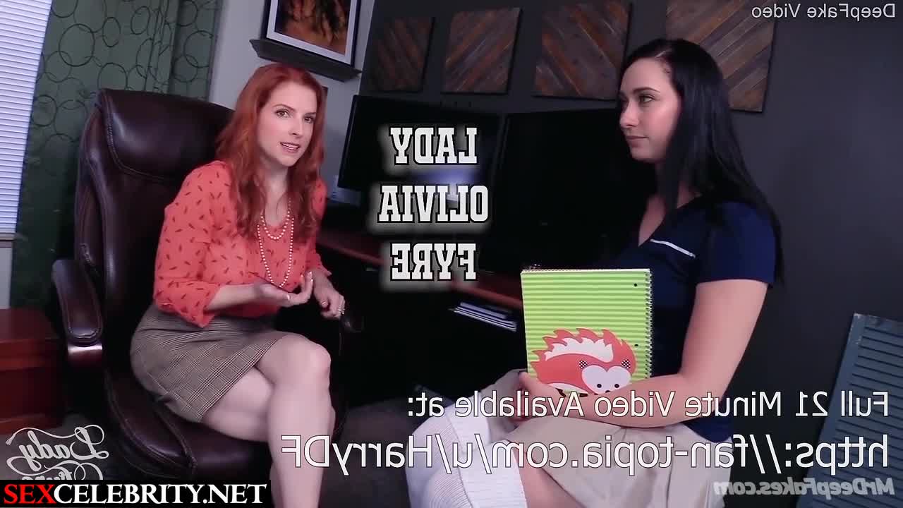 Mom & daughter threesome - fake Anna Kendrick & Jennifer Love Hewitt