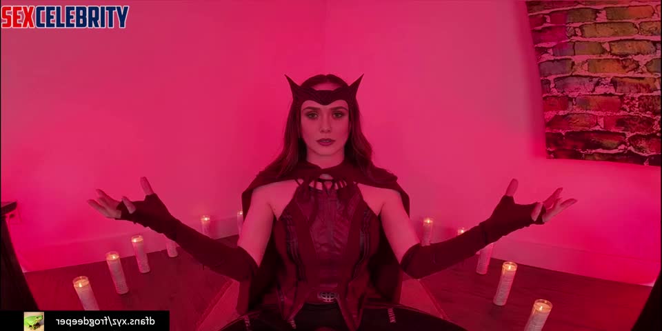 Deepfake Elizabeth Olsen as Scarlett Witch