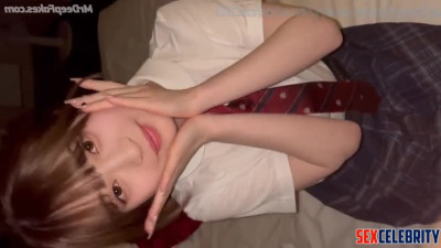 Schoolgirl got a first finger in her virgin pussy / Hanni (하니 뉴진스) pov ai - DeepFakesCeleb
